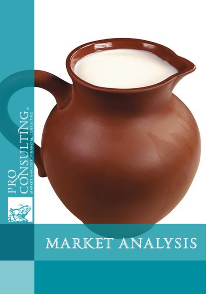 Research of the milk market in Ukraine. 2012